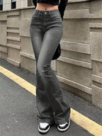 Arlys Hoge Taille Rechte Jeans