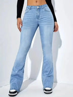 Arlys Hoge Taille Rechte Jeans