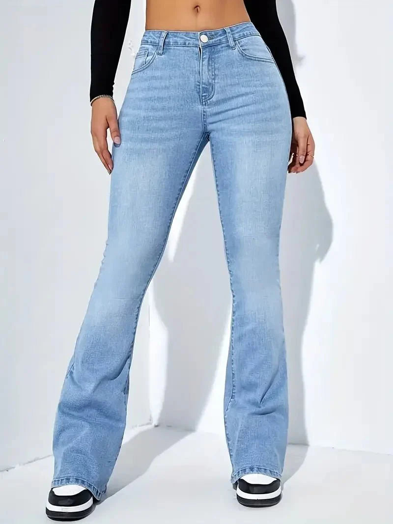 Arlys Hoge Taille Rechte Jeans