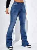 Arlys Hoge Taille Rechte Jeans