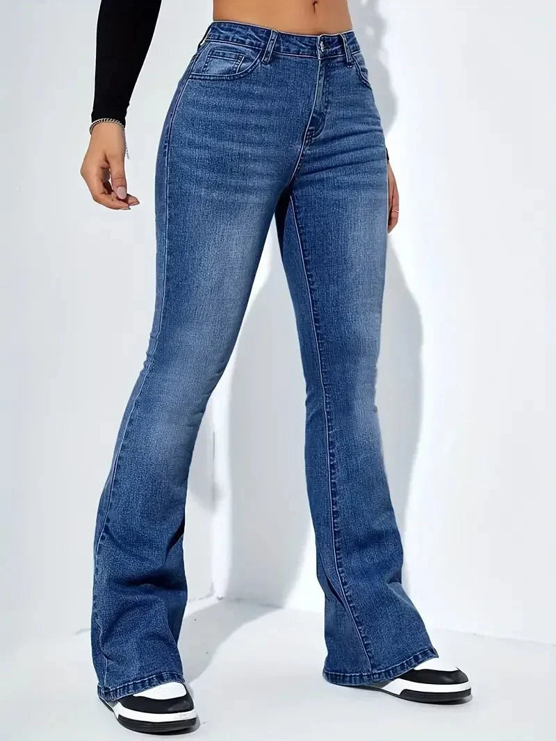 Arlys Hoge Taille Rechte Jeans