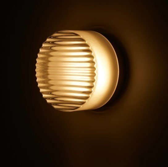Cristallin Moderne Ronde Wandlamp