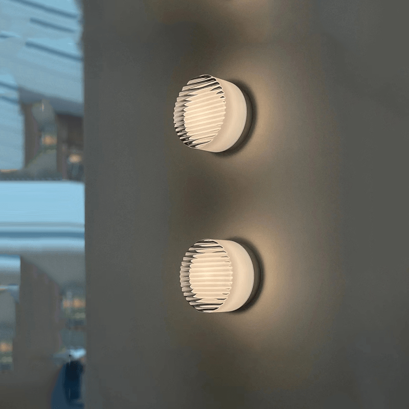 Cristallin Moderne Ronde Wandlamp