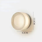 Cristallin Moderne Ronde Wandlamp