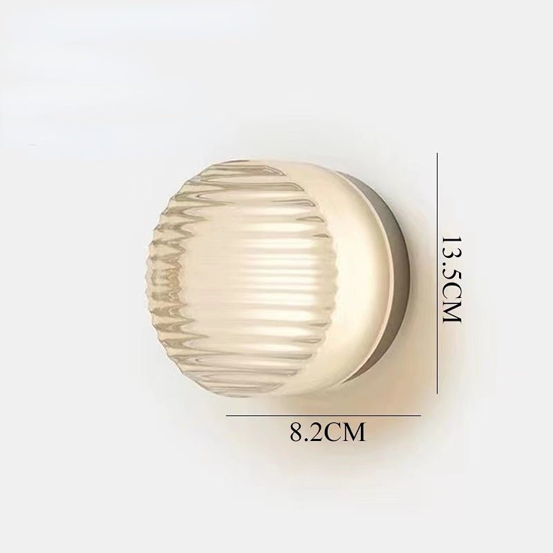 Cristallin Moderne Ronde Wandlamp