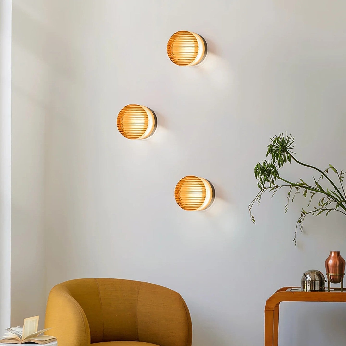 Cristallin Moderne Ronde Wandlamp
