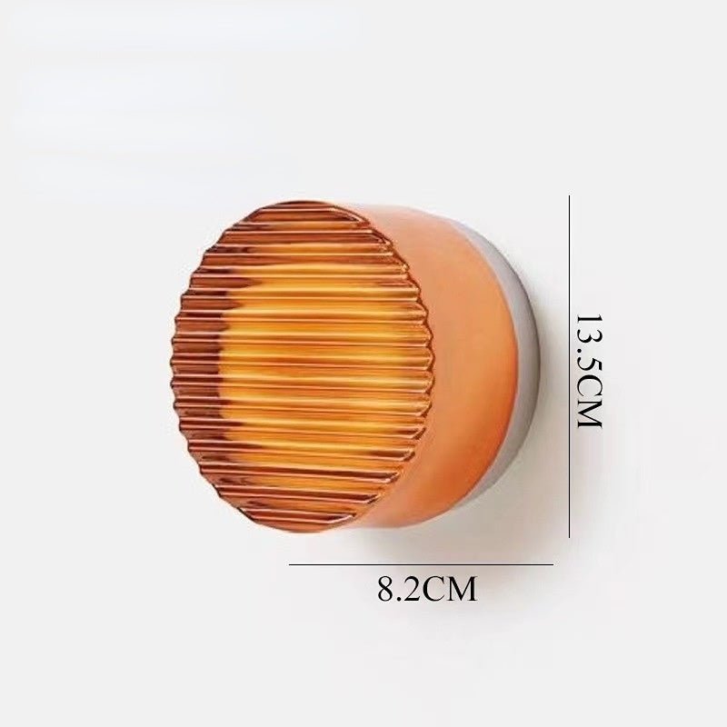 Cristallin Moderne Ronde Wandlamp