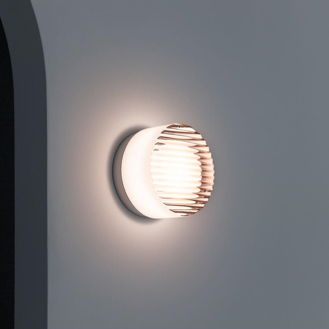 Cristallin Moderne Ronde Wandlamp