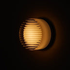 Cristallin Moderne Ronde Wandlamp