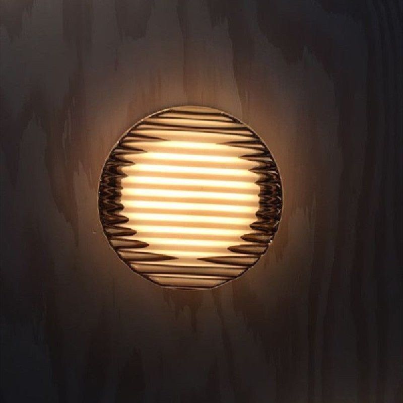 Cristallin Moderne Ronde Wandlamp