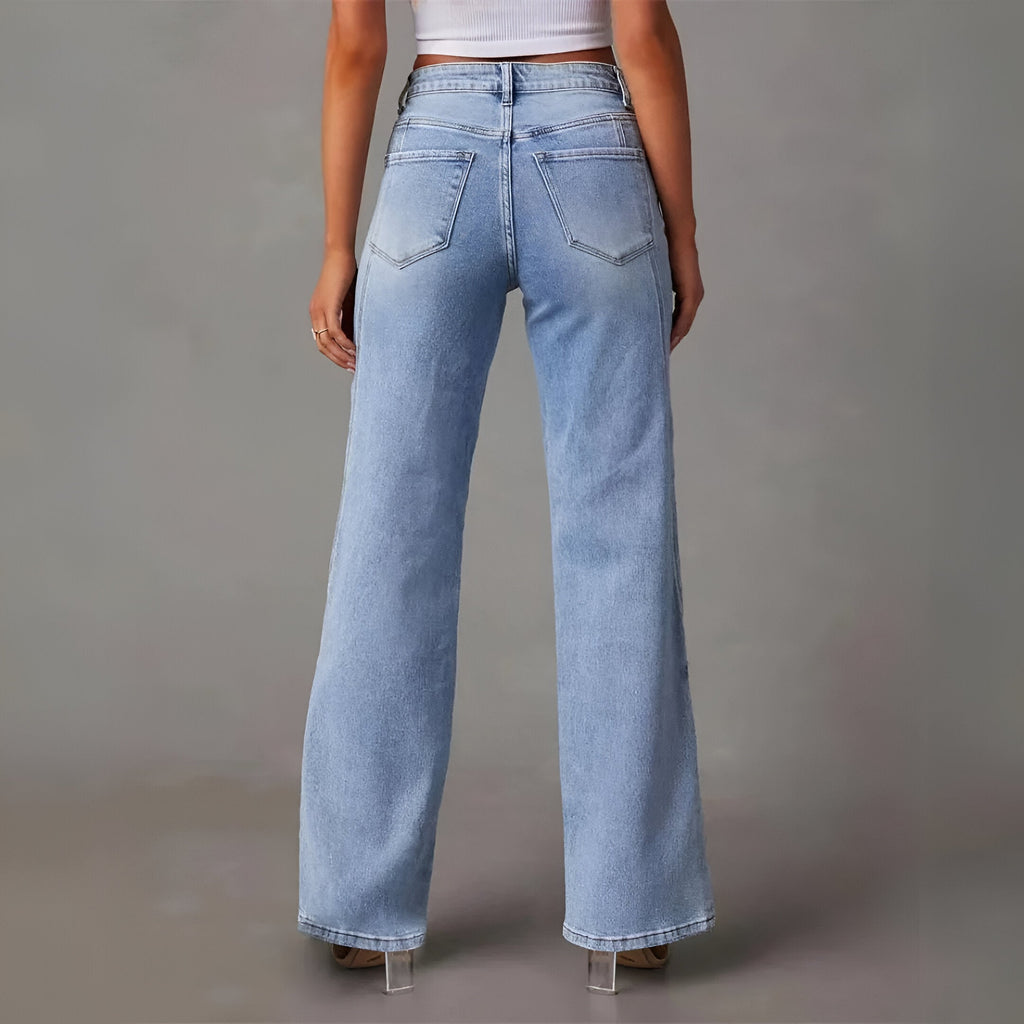 Dorothea Jeans met rechte pasvorm