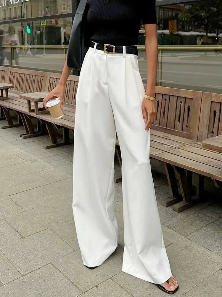 Eunice Klassieke Broek met Wijd Been