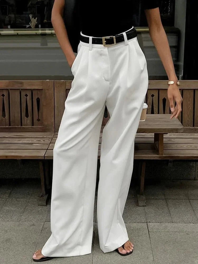 Eunice Klassieke Broek met Wijd Been