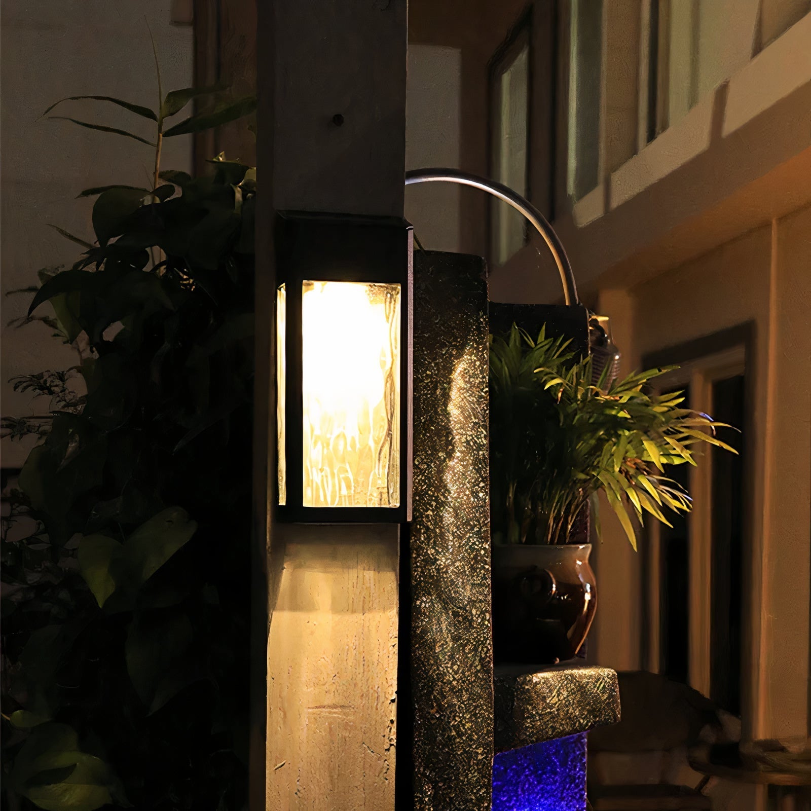 ForestFlicker Solar-Wandlamp voor buiten