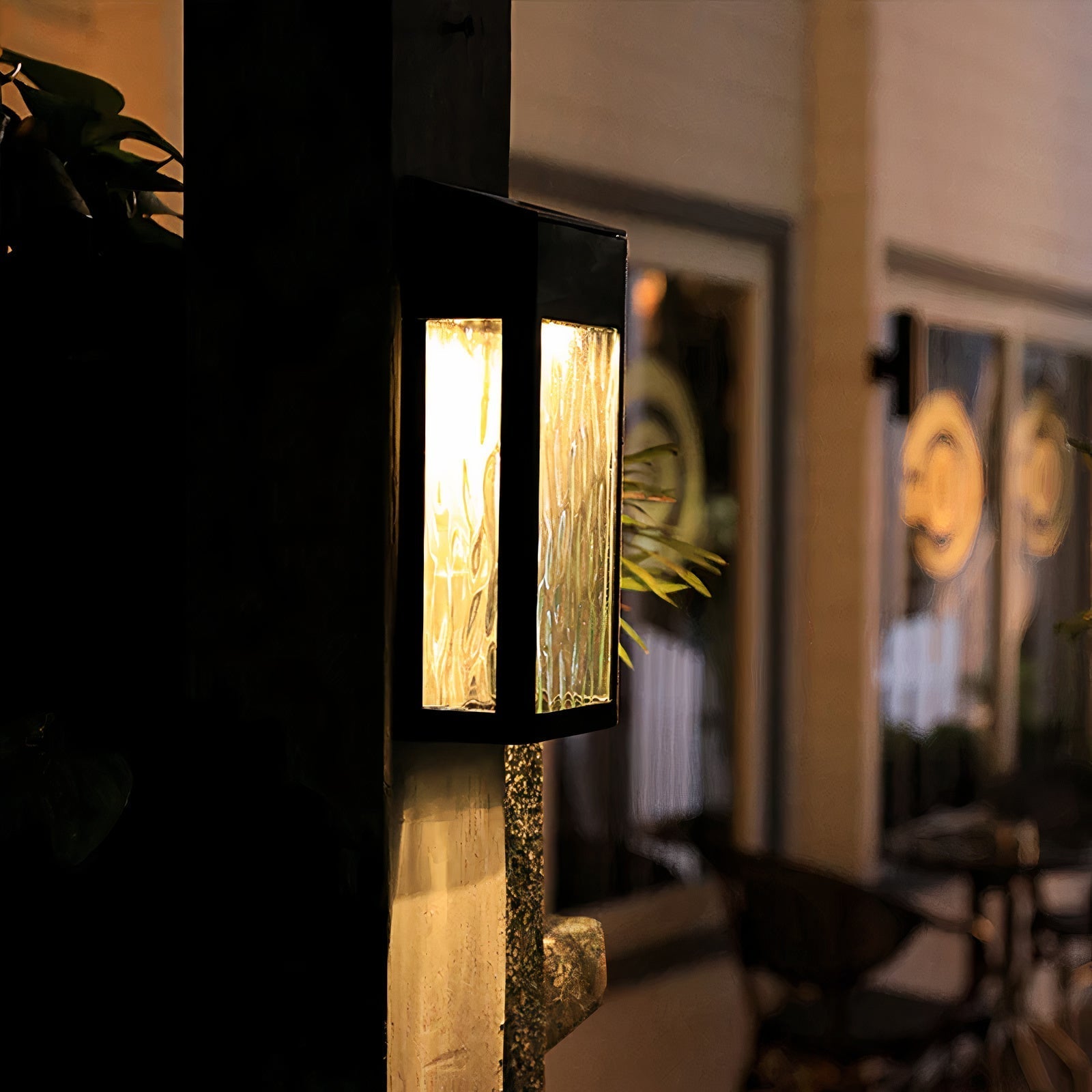 ForestFlicker Solar-Wandlamp voor buiten