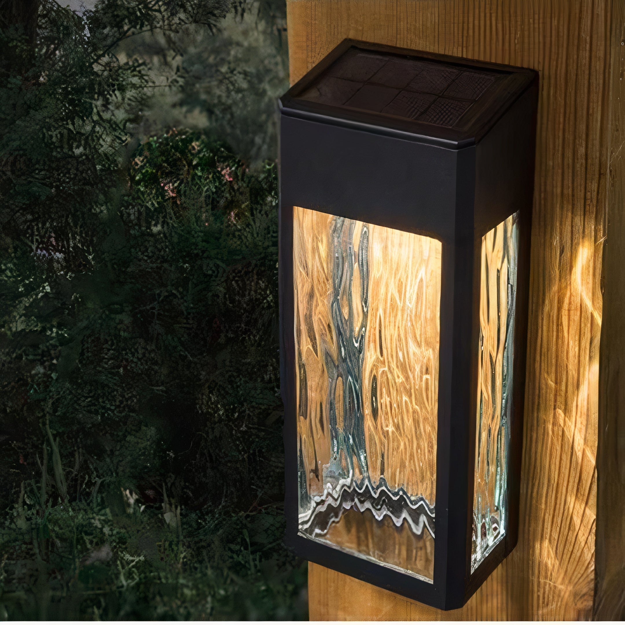 ForestFlicker Solar-Wandlamp voor buiten