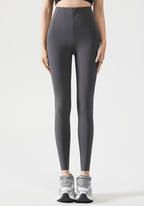 Gudrun Hoge Taille Leggings met Rits