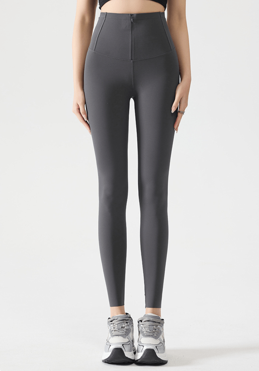 Gudrun Hoge Taille Leggings met Rits