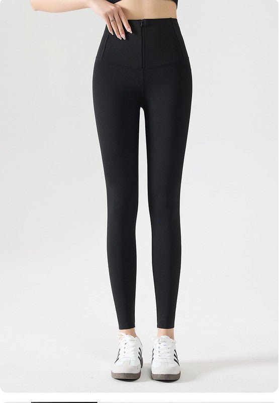 Gudrun Hoge Taille Leggings met Rits