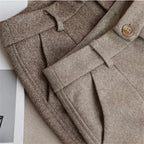 Halley Tweed-broek met Hoge Taille