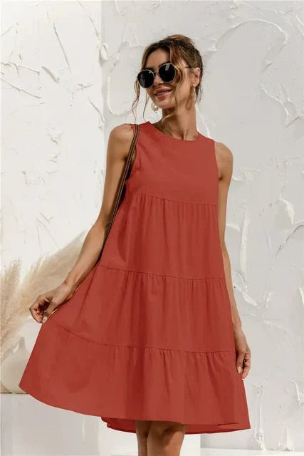 Ilka Casual Vloeiend Jurk