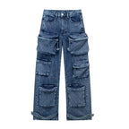 Ines Streetwear-Jeans met Wijde Pijpen