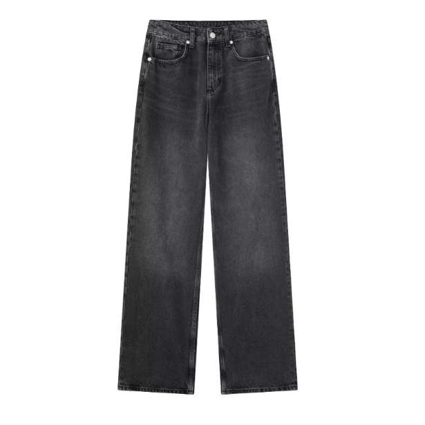 Jacklyn Hoge Taille Straight Denim Jeans