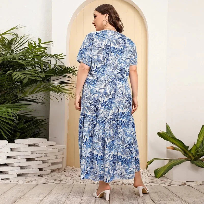 Jella Bloemen Wickel Midikleed