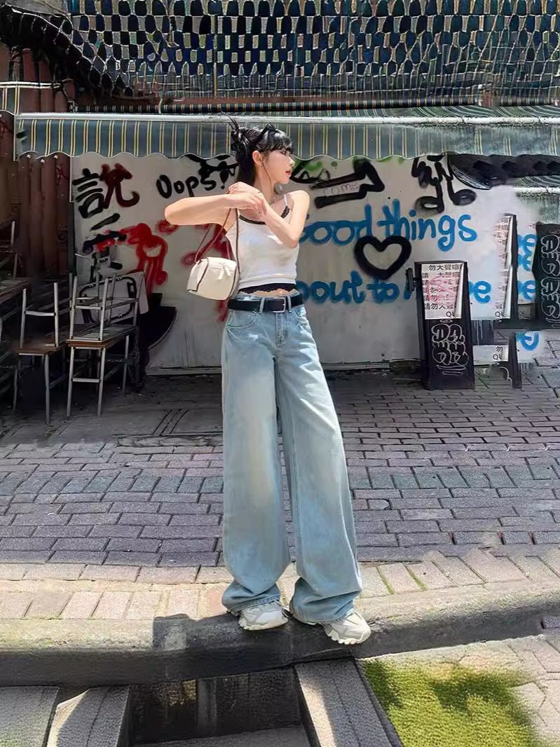 Jobelle Hoge Taille Baggy Jeans