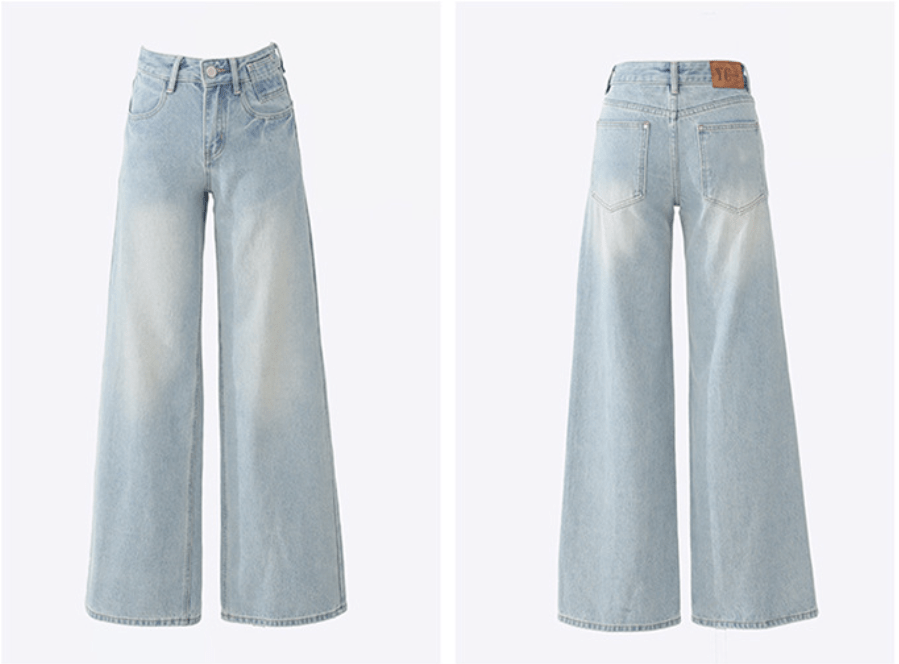 Jobelle Hoge Taille Baggy Jeans