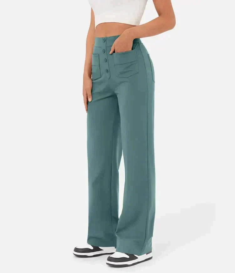 Josefine Hoge Taille Elastische Broeken