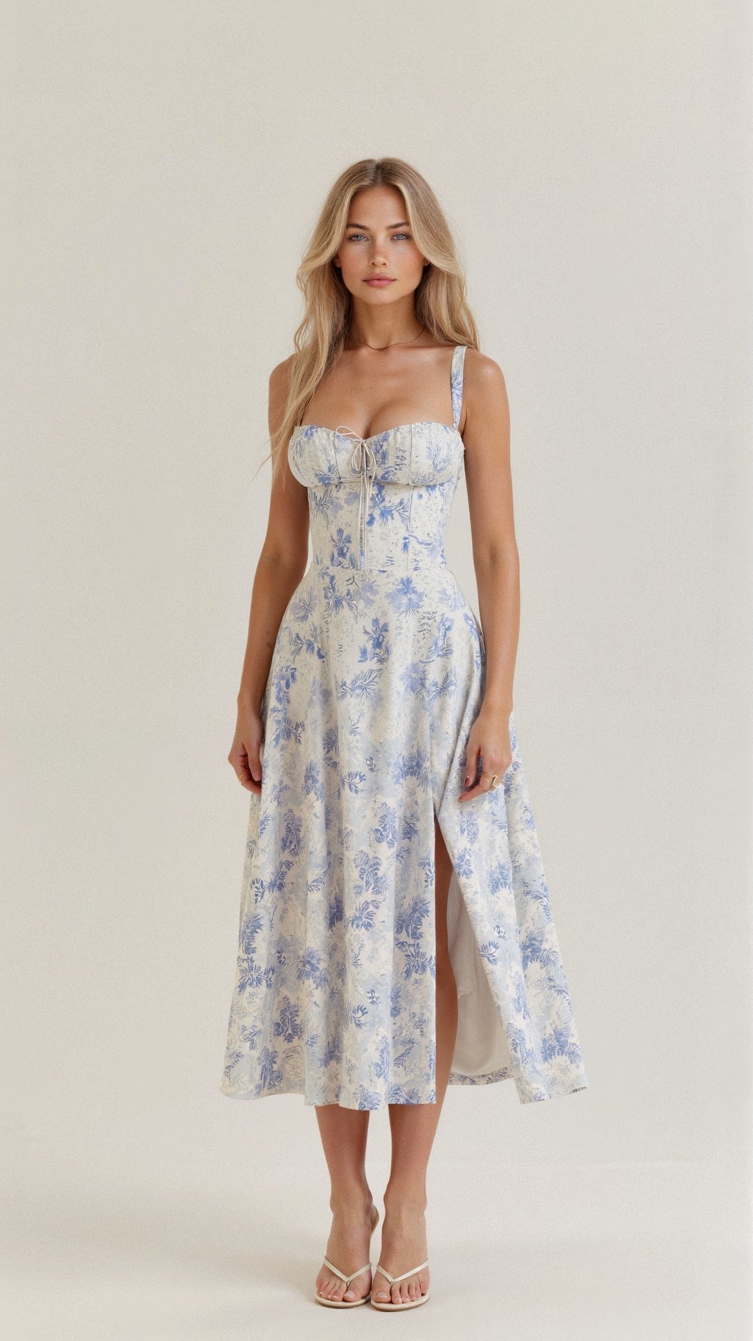 Kiana Korset Midi-jurk
