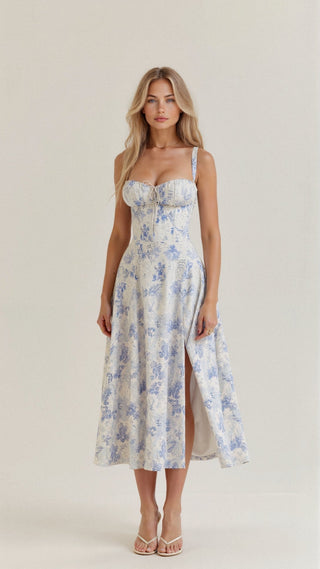 Kiana Korset Midi-jurk
