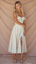 Kiana Korset Midi-jurk
