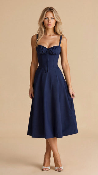 Kiana Korset Midi-jurk
