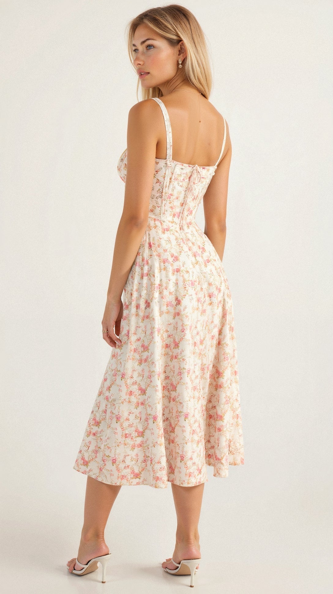 Kiana Korset Midi-jurk