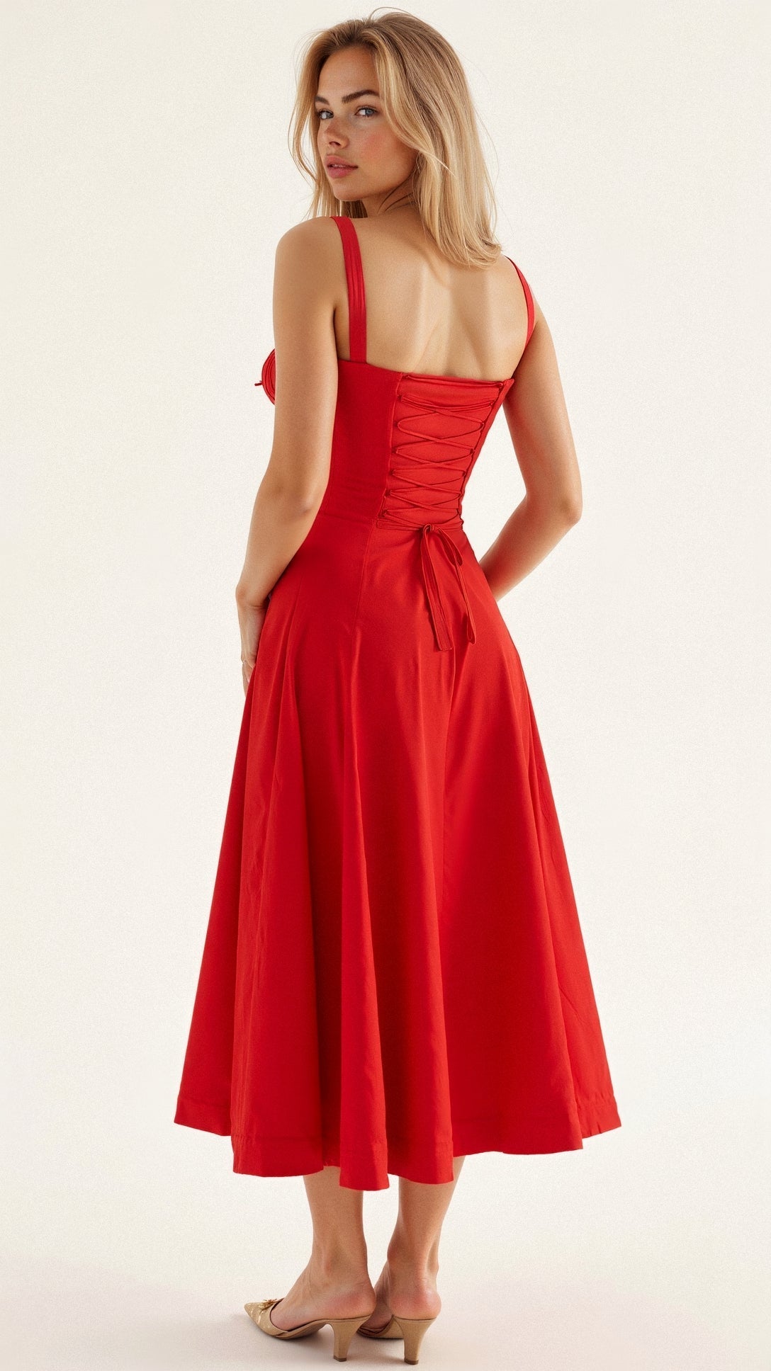 Kiana Korset Midi-jurk