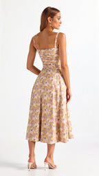 Kiana Korset Midi-jurk