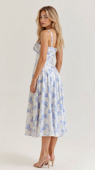 Kiana Korset Midi-jurk