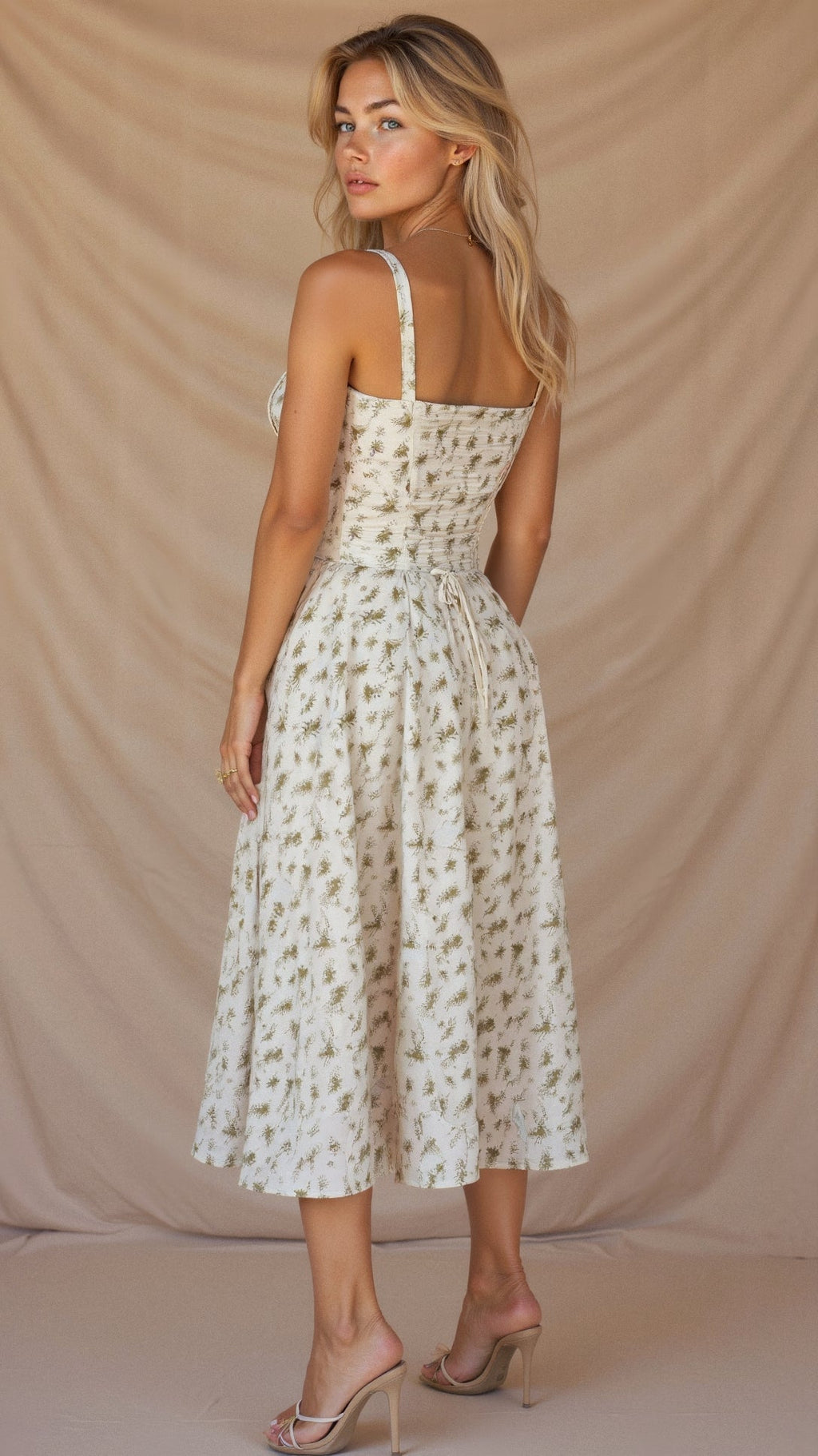 Kiana Korset Midi-jurk
