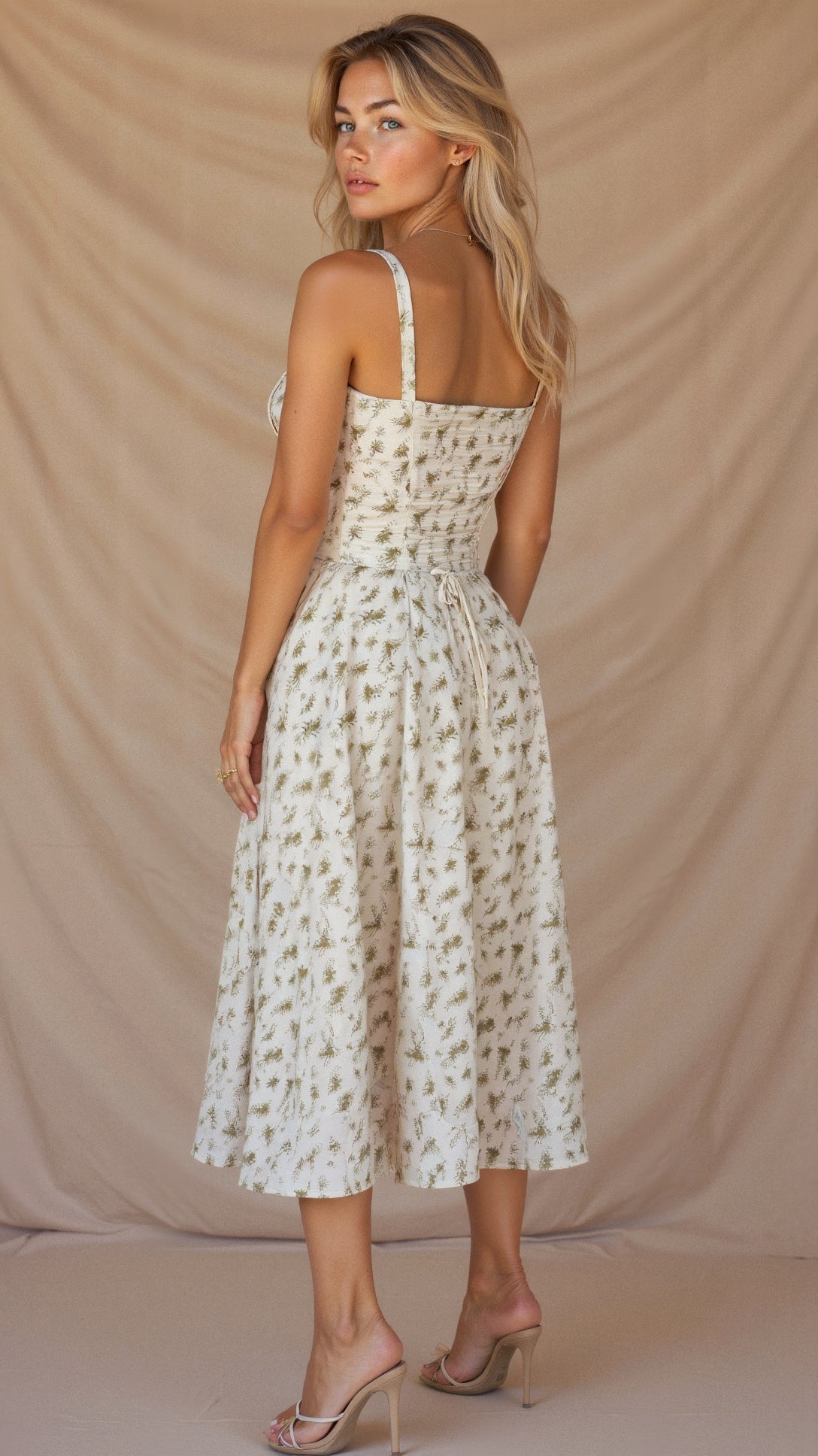 Kiana Korset Midi-jurk