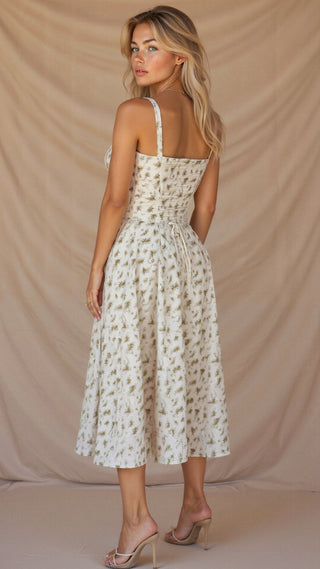 Kiana Korset Midi-jurk