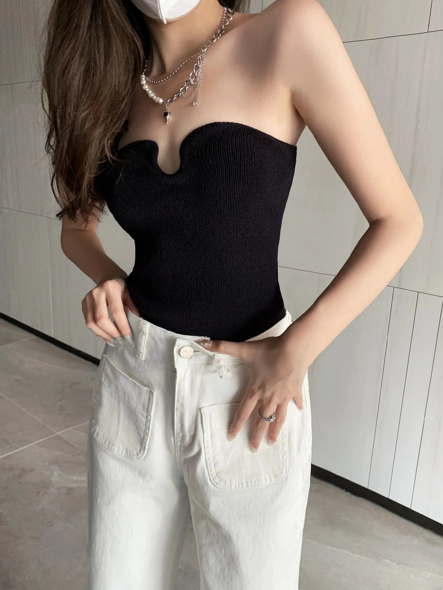 Kiera Hoge Taille Jeans met Wijde Pijpen