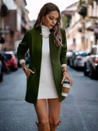 Larissa Midi-Blazer met Open Front