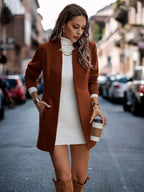Larissa Midi-Blazer met Open Front