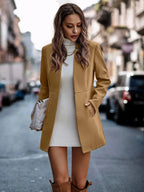 Larissa Midi-Blazer met Open Front