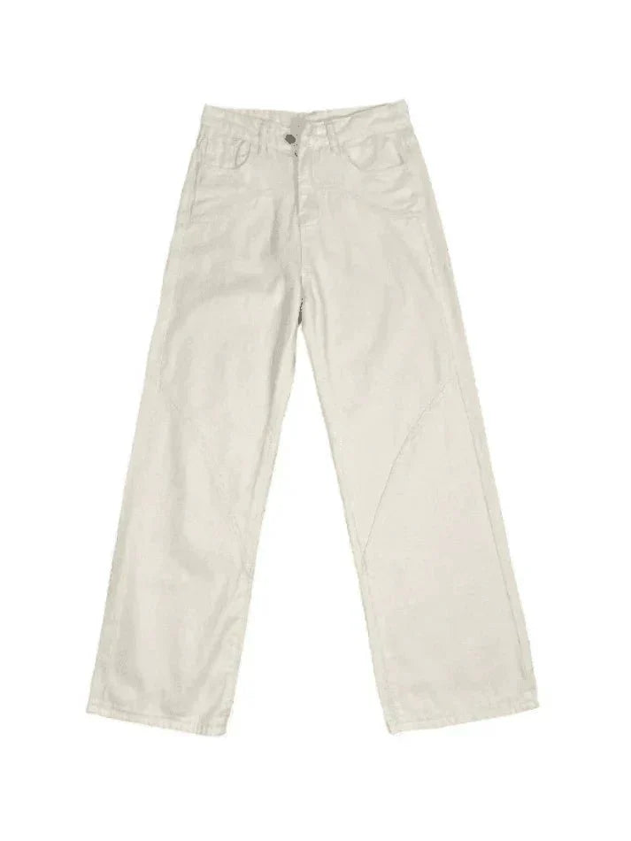 Lea-Marie Baggy-Jeans met Hoge Taille