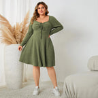 Meike Lange Mouwen Tricot Jurk