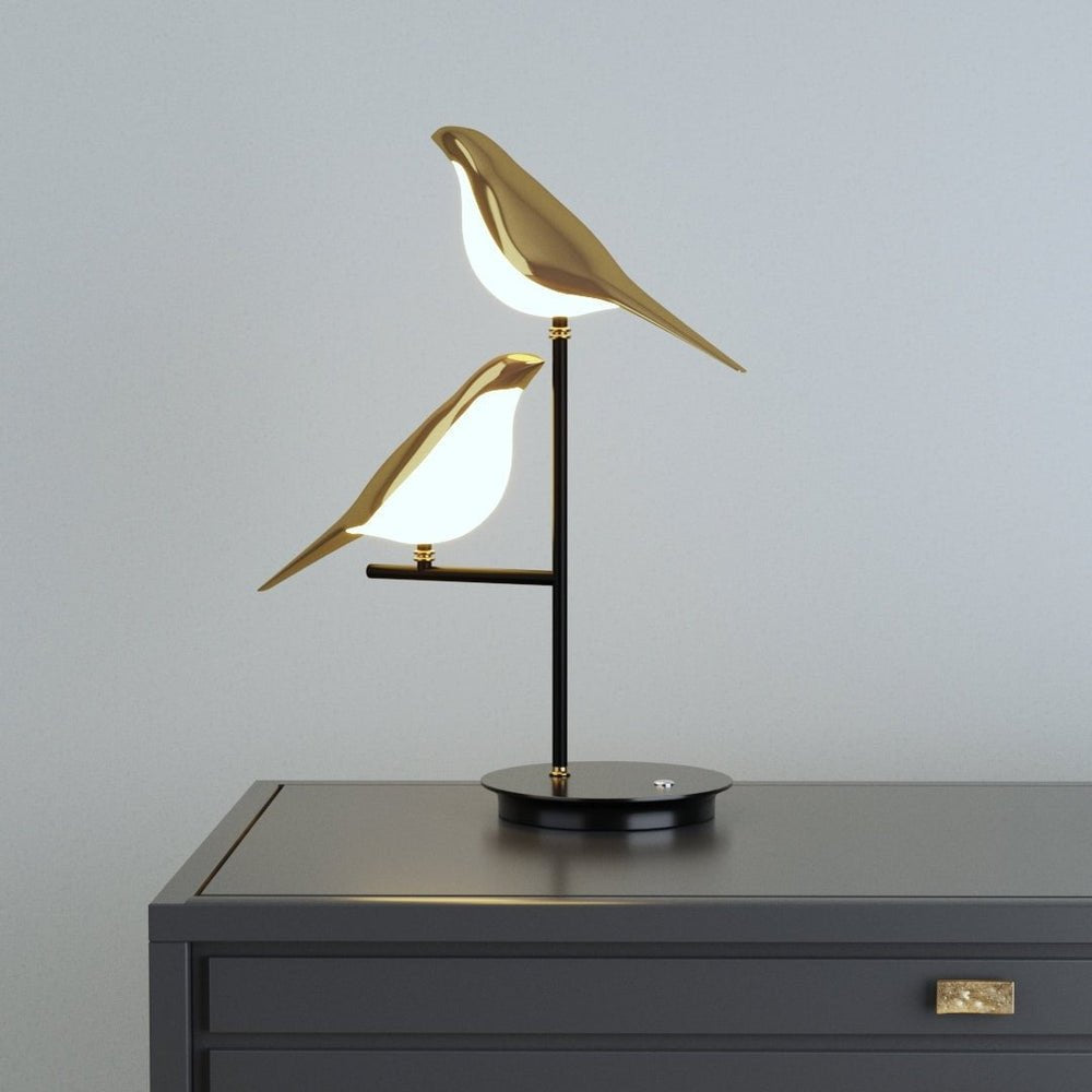 Ombre LED Vogel Tafel lamp