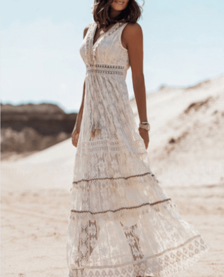 Paige Boho- kanten jurk